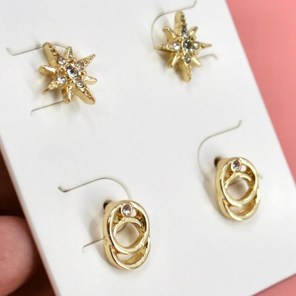 Marlyn Schiff Gold Earrings